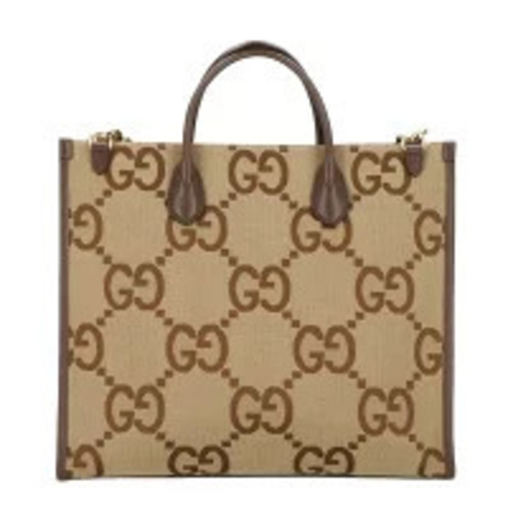 Gucci Brown Tote Jumbo GG Bag Shoulder
